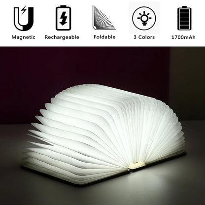 Portable Book LED Table Lamp